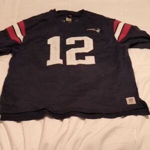 Tom Brady Reebok Patriots XL NFL Classic Jersey.. Elbow Patches